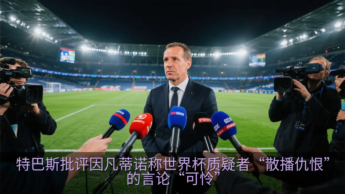 特巴斯批评因凡蒂诺称世界杯质疑者“散播仇恨”的言论“可怜”