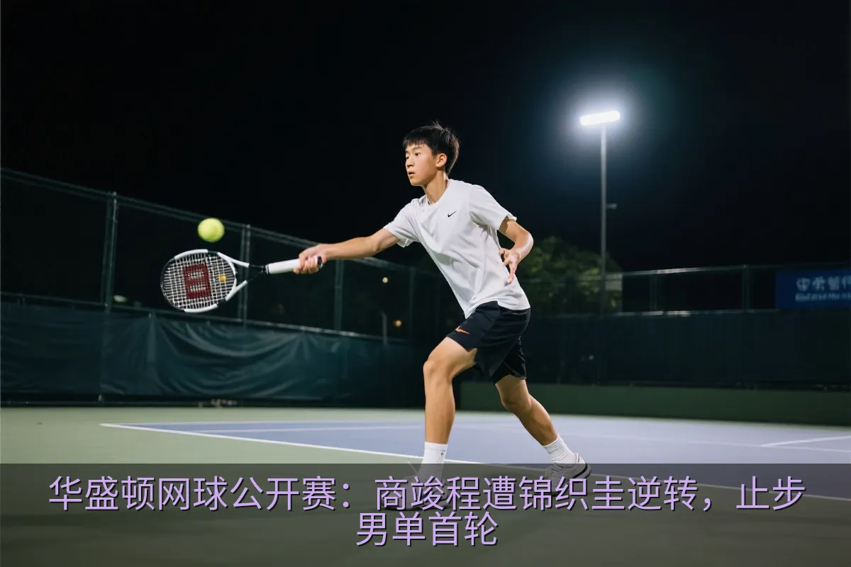 华盛顿网球公开赛：商竣程遭锦织圭逆转，止步男单首轮