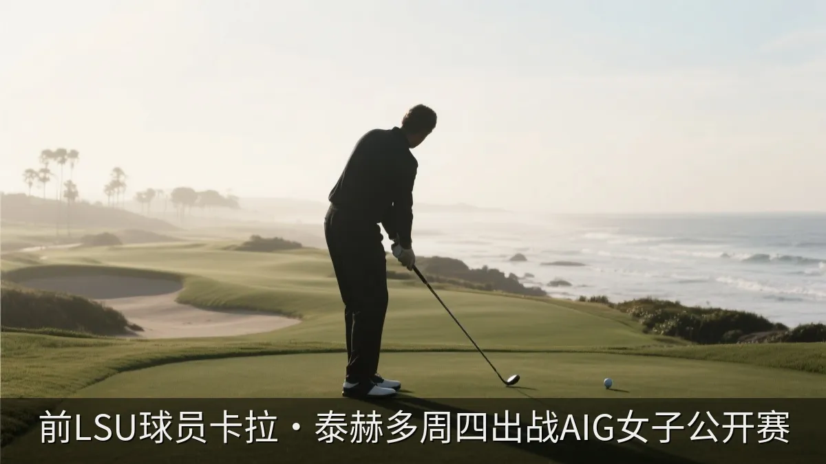 前LSU球员卡拉·泰赫多周四出战AIG女子公开赛